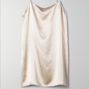 Aritzia Babaton Beck Mini Slip Dress S DENUDE